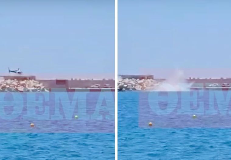 Video: Objavljen snimak pada helikoptera u grčko more