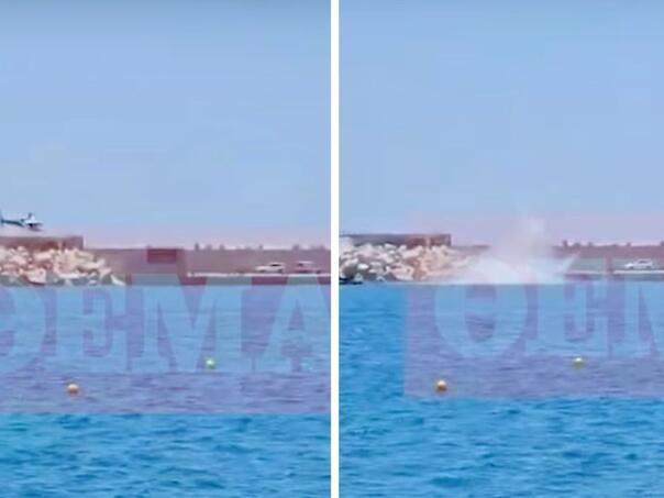 Video: Objavljen snimak pada helikoptera u grčko more
