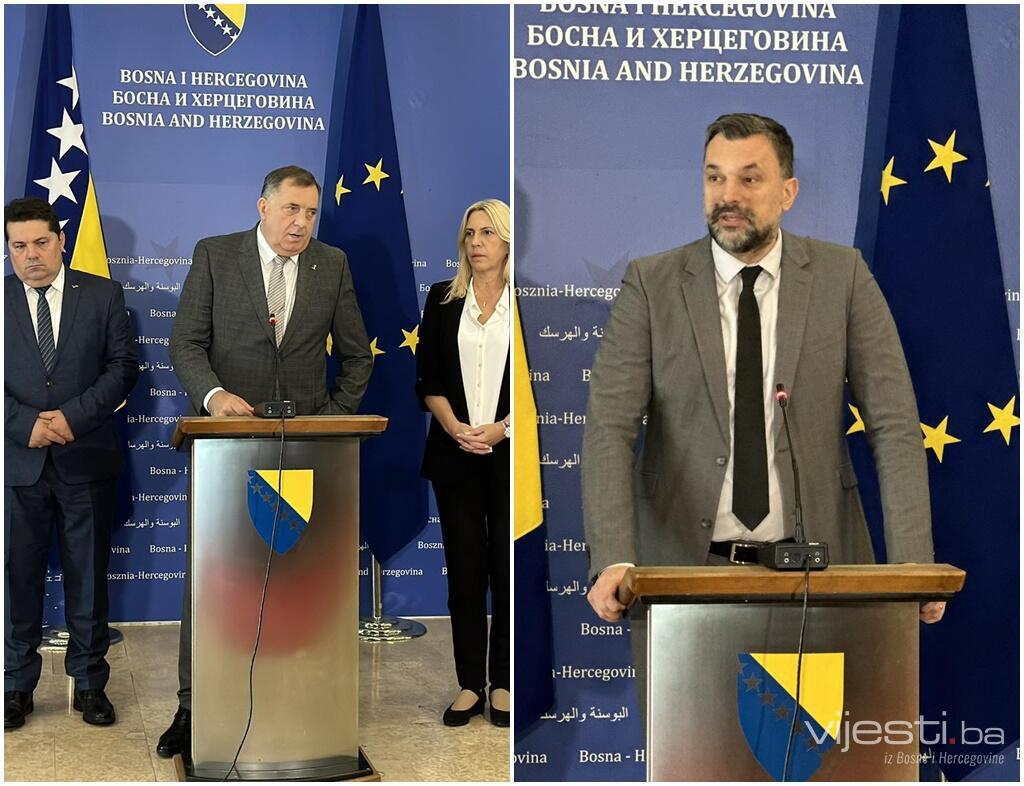 VIDEO: Obraćanja nakon sastanka Trojke, HDZ-a i SNSD-a