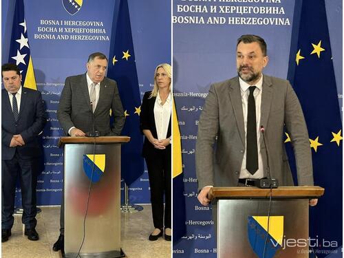 VIDEO: Obraćanja nakon sastanka Trojke, HDZ-a i SNSD-a