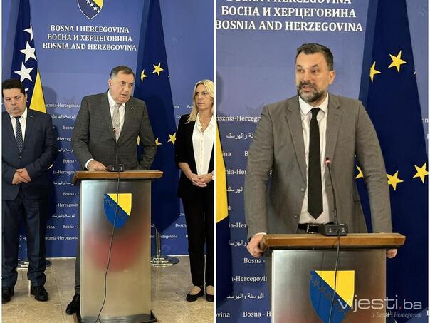 VIDEO: Obraćanja nakon sastanka Trojke, HDZ-a i SNSD-a