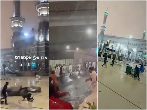 Video: Oluja pogodila Mekku, jaka kiša praćena snažnim udarima vjetra
