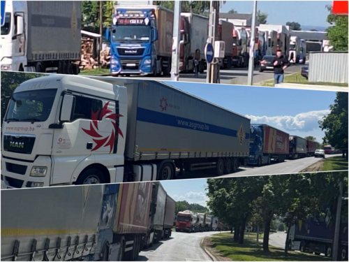 Video: Opstrukcije prevoznika na granici, prazne kućice i kilometarske kolone