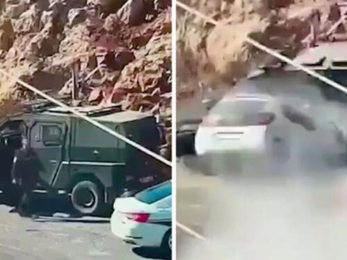 Video: Palestinac se punom brzinom zakucao u izraelski oklopnjak