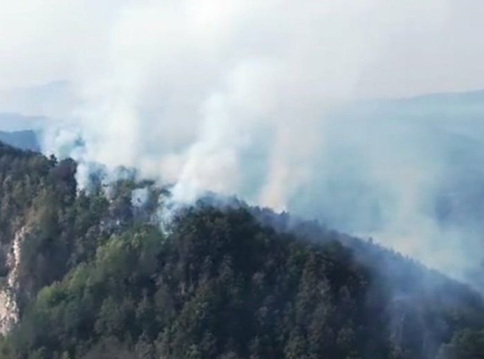 VIDEO / Planuo požar na području Srebrenice, gašenje u toku