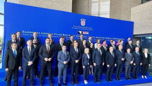 Video: Počela zajednička sjednica Vlade RH i VMBiH