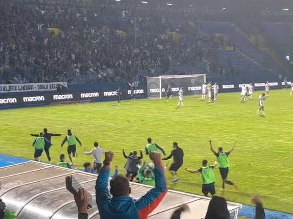 Video / Pogledajte gol Želje u 93. minuti i 'ludnicu' na Grbavici