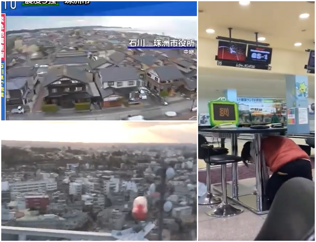 VIDEO: Pogledajte trenutak potresa u Japanu