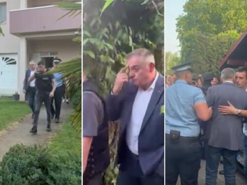 Video: Policija odvela Miličevića, pogledajte šta je poručio