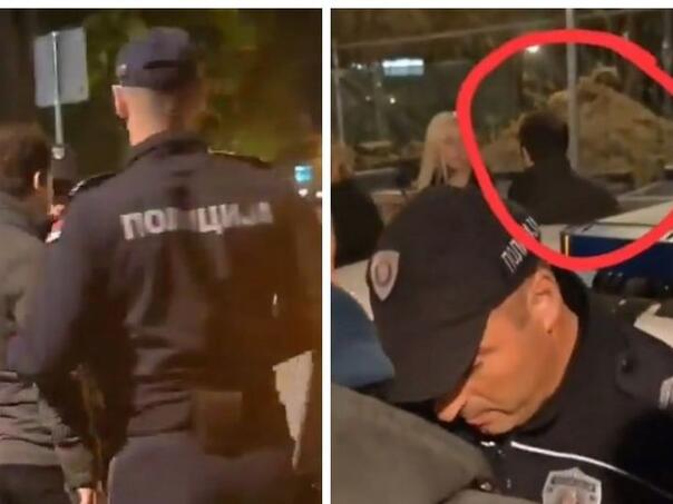 Video: Policija privela Beograđanina, on izašao na druga vrata