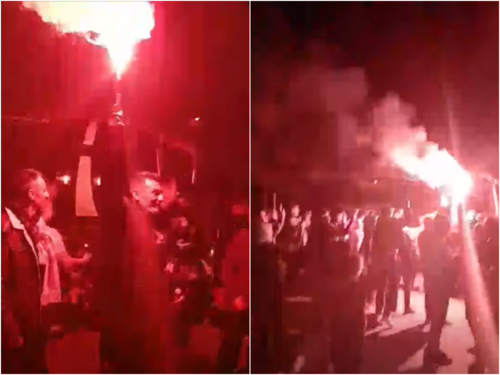 Video: Rahimić zapalio baklju na dočeku navijača Veleža