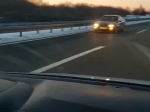 Video sa autoputa u BiH: Vožnja u suprotnom smjeru