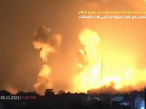 Video: Siloviti izraelski zračni udari na Gazu, komunikacije u prekidu