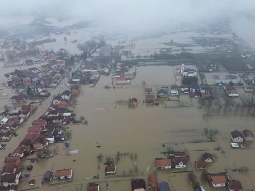 Video: U Prijedoru zaplavljeno više od 350 objekata