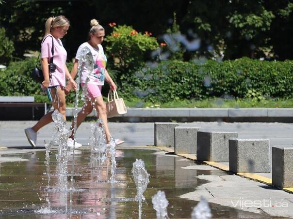 Video: U Sarajevu danas najtopliji junski dan u historiji