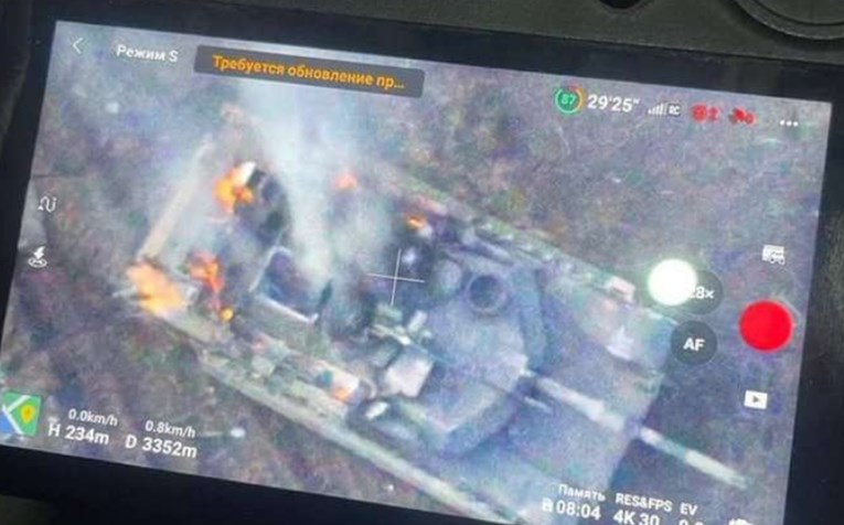 VIDEO: Ukrajina je prvi put izgubila američki Abrams u borbi