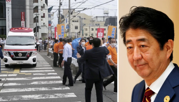 Video / Upucan bivši japanski premijer, ne daje znakove života