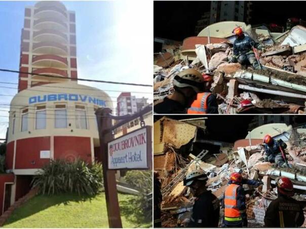 Video: Urušio se hotel Dubrovnik u Argentini, ljudi zarobljeni u ruševinama