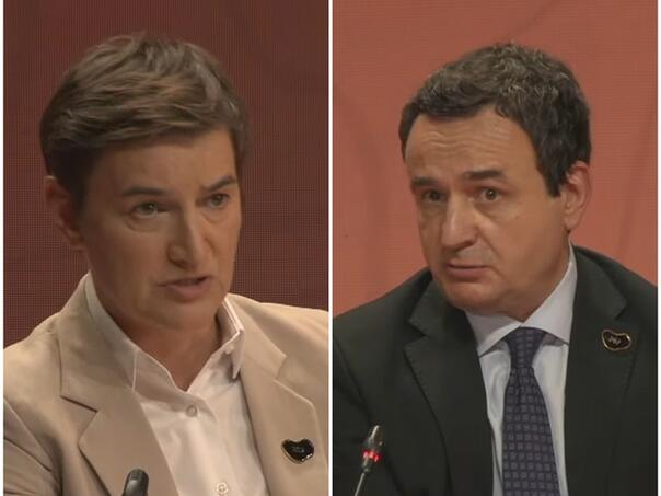 Video / Uz aplauz i ovacije: Kurti 'uništio' Brnabić na Bledu!