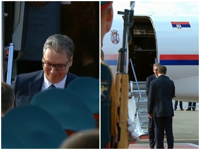 VIDEO / Vučić sletio u Moskvu, pogledajte kako je dočekan