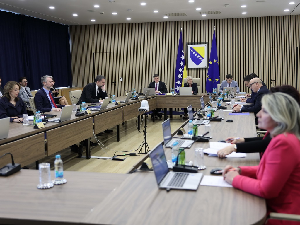 Vijeće ministara BiH danas o zakonima o Sudu BiH i VSTV-u i glavnom pregovaraču sa EU