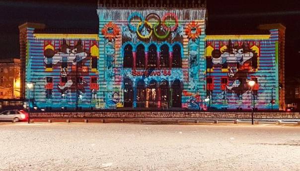 Vijećnica u znaku Olimpijskih igara 1984.