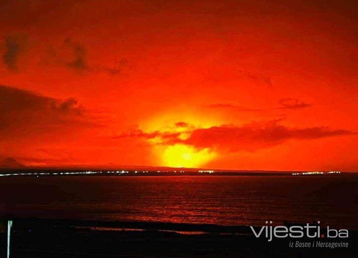 Vijesti.ba donose ekskluzivne snimke erupcije vulkana s Islanda