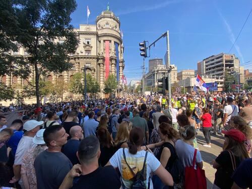 Vijesti.ba u Beogradu: Počeo veliki protest studenata