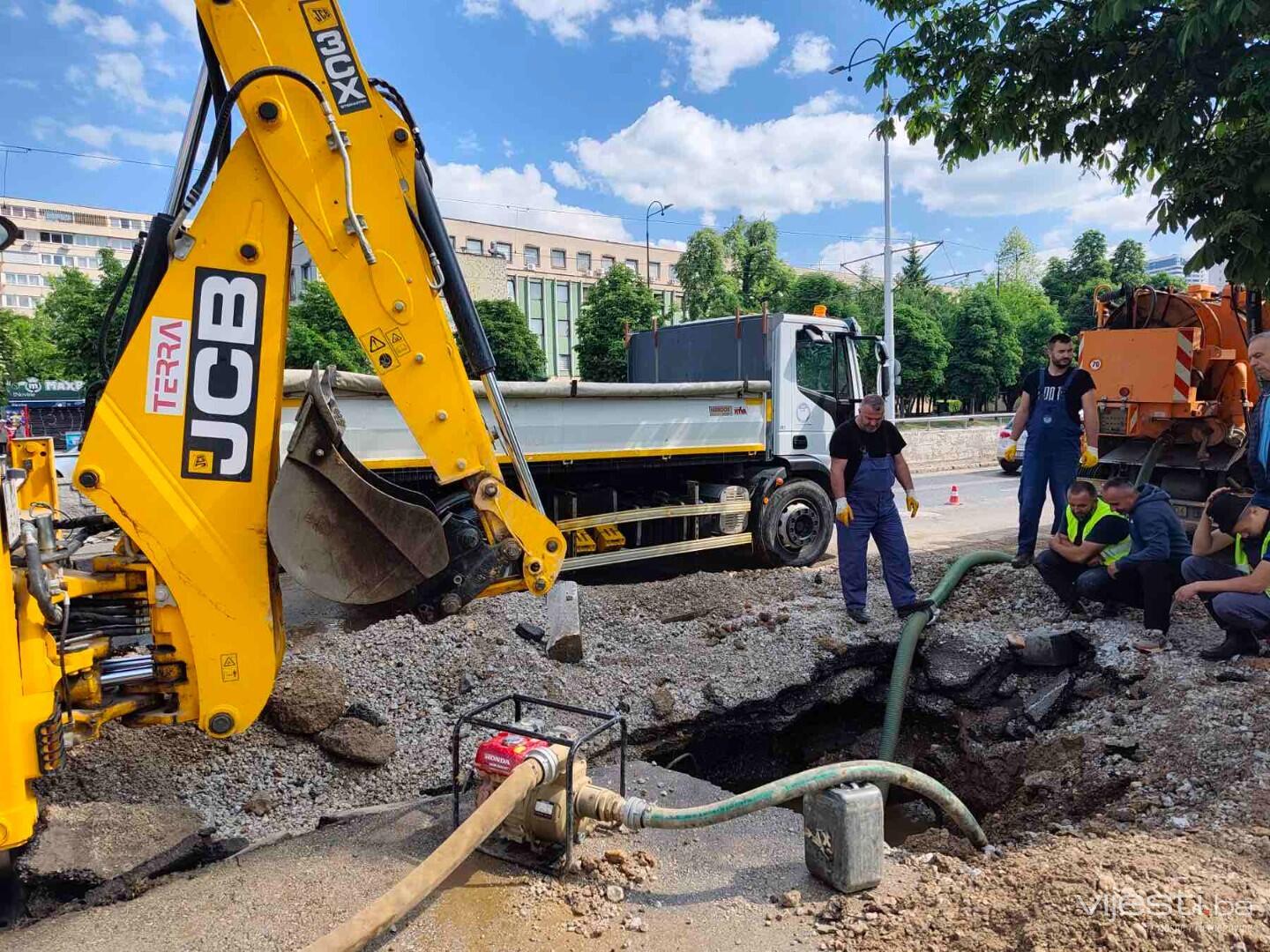 ViK na terenu: Nema procjene kada će problem s vodom biti riješen