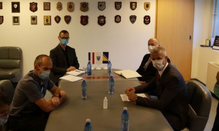 Vilić primio novoimenovanog francuskog policijskog atašea Gangloffa