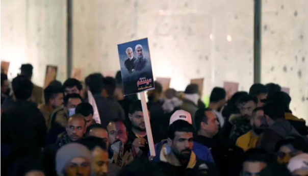 Više hiljada demonstranata marširalo u Iraku na godišnjicu ubistva Soleimanija