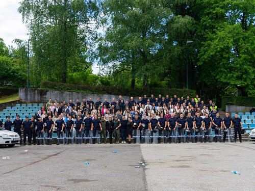Više od 100 studenata Pravnog fakulteta posjetilo Policijsku akademiju FMUP-a