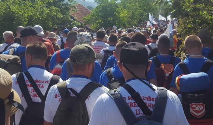 Više od tri hiljade učesnika 'Marša mira' na putu prema Srebrenici