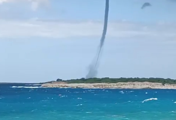 Više pijavica uz obalu Istre
