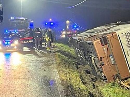 Više turista iz BiH povrijeđeno u prevrtanju autobusa kod Venecije