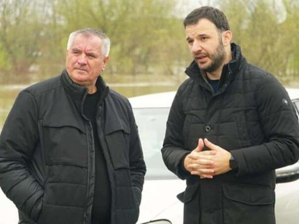 Višković obišao poplavljena područja u Prijedoru