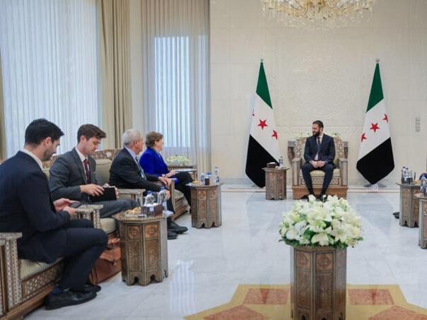 Visoka američka delegacija sastala se sa sirijskim predsjednikom Ahmedom al-Sharaom