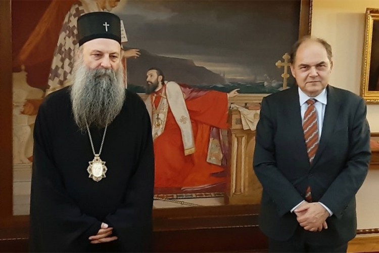 Visoki predstavnik se sastao s patrijarhom Porfirijem