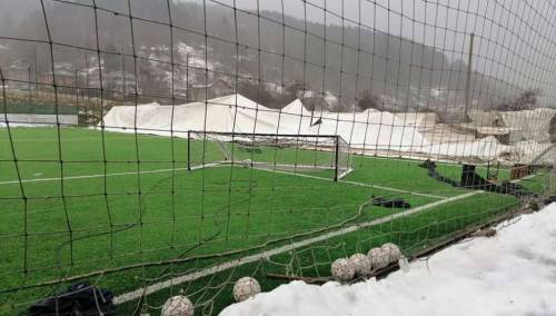 Vjetar uništio balon salu SFK-a Libero u Goraždu