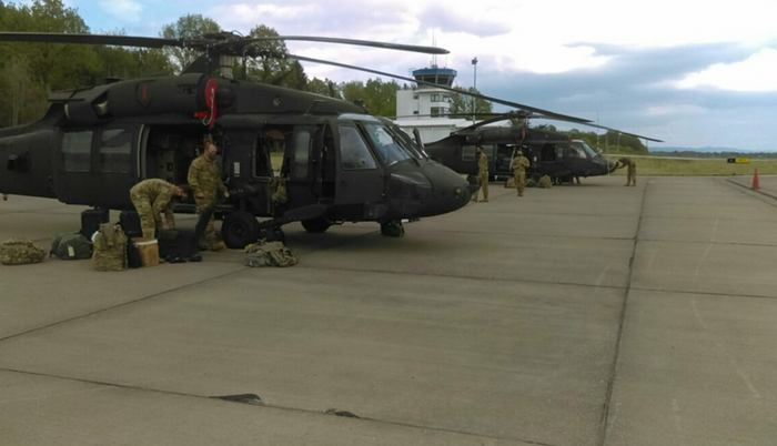 Vježba 'Brzi odgovor': U BiH sletjeli prvi američki helikopteri
