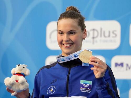 Vlada Federacije BiH nagradila Lanu Pudar s 38.000 KM i njenog trenera sa 16.500 KM