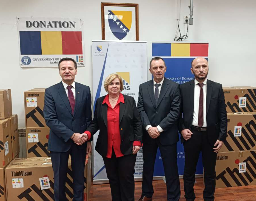 Vlada Rumunije donirala IT opremu statističkim institucijama u BiH