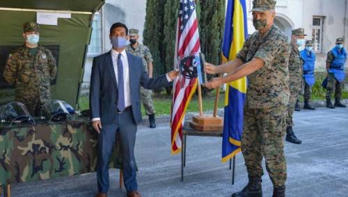 Vlada SAD-a donirala zaštitne vizire Deminerskom bataljonu OSBiH