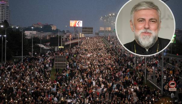 Vladika Grigorije podržao proteste: Neviđeni pravedni bunt