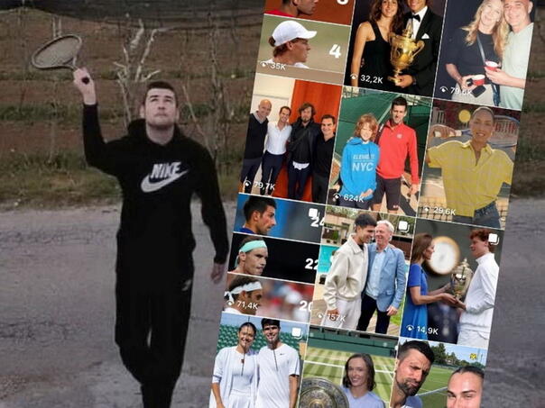 Vlasnik najpraćenijeg teniskog Instagram profila Istočne Evrope: Uspjeh me nije iznenadio
