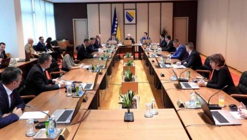 VM BiH sutra o zakonima o vanjskim poslovima, VSTV-u, te izgradnji plinovoda