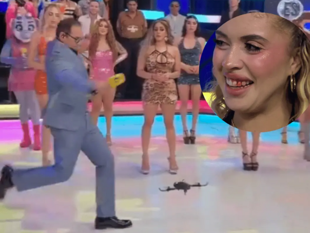 Voditelj nogom udario dron pa pogodio manekenku pravo u lice