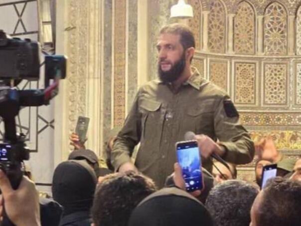 Vođa sirijskih pobunjenika stigao u Damask, održao pobjednički govor