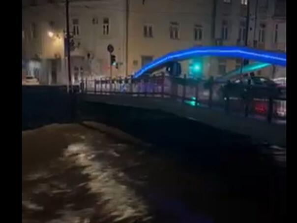 Vodostaj Miljacke u Sarajevu značajno porastao nakon padavina
