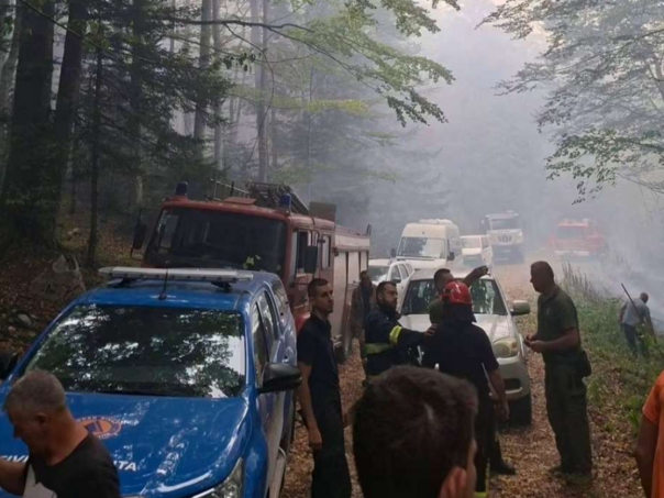 Vodovod Bihać pruža podršku u gašenju požara na Plješevici